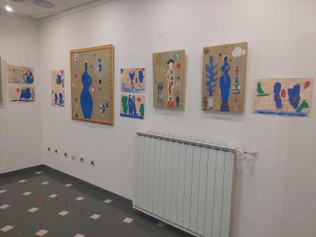 Z deli malčkov obogatena razstava (Foto DJ)